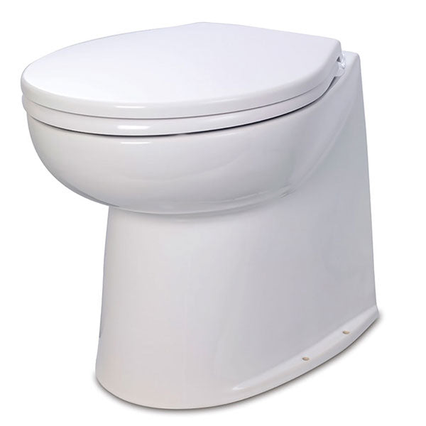 Jabsco toilet "Deluxe" straight back edge for salt water, 12V