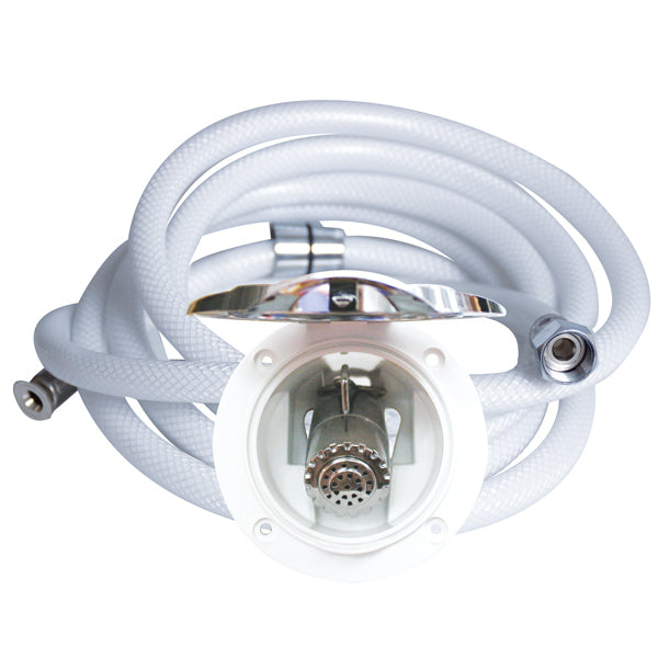 Shower with 3m hose for installation with chrome cover