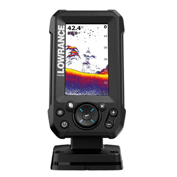 Lowrance Eagle 4X med bullet hæktransducer