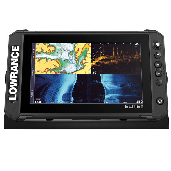 Lowrance Elite med 3-i-1 transducer