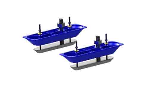 Navico Structurescan 3d through.dual transducer RF