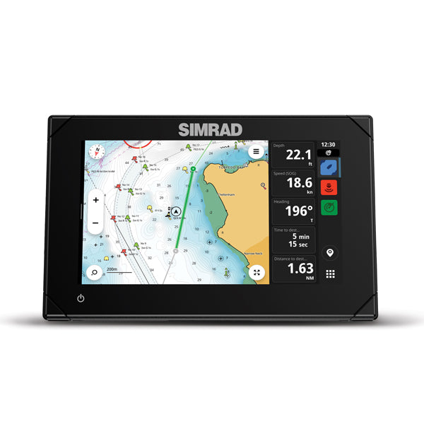 Simrad NSX med HDI hæk transducer