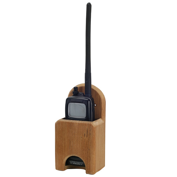 Holder for mobile phone/VHF