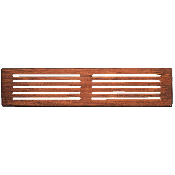 Ventilation grate teak 205x160mm