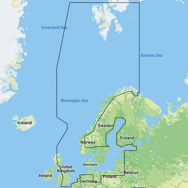 C-Map Y050 Discover, Scandinavia for Lowrance, Simrad &amp; B&amp;G