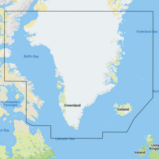 C-Map Y040 Discover, Greenland "only with the purchase of a plotter"