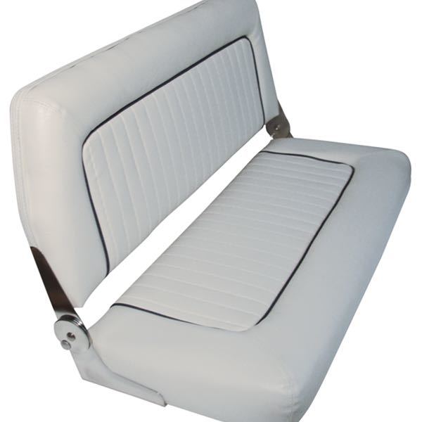 Steering Chair Double Boat Seat Light Grey/Blue