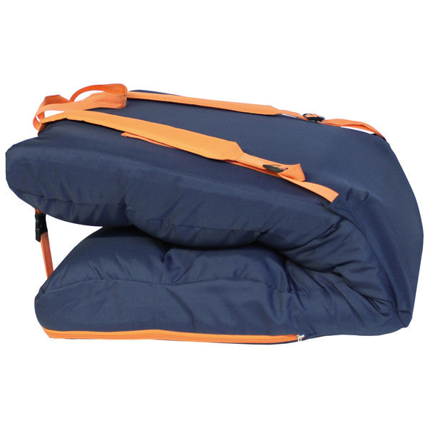 1852 foldesæde Comfy Big, mørkeblå/orange