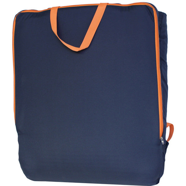 1852 foldesæde Comfy Big, mørkeblå/orange