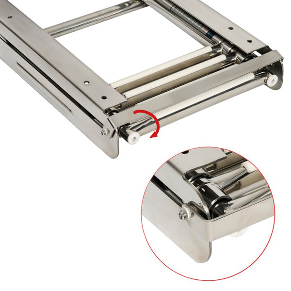 Bathing ladder stainless telescope 3 steps B.200m