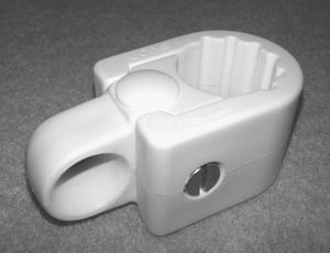 Pulpitfæste hvid 25mm ucix-L