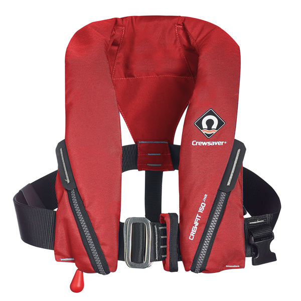 Crewsaver Crewfit 150N Junior, red with soft loop D-ring