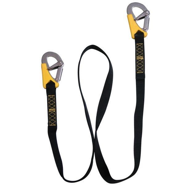 Laliza's liveline 185cm, 2 safety hooks, iso 12401