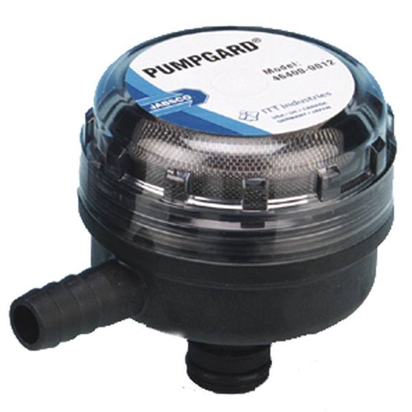 Jabsco pumpgard filter 90gr, in quick c. female, out quick male