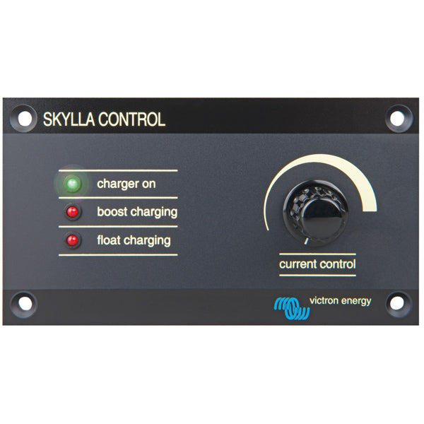 Victron control panel for flush charger