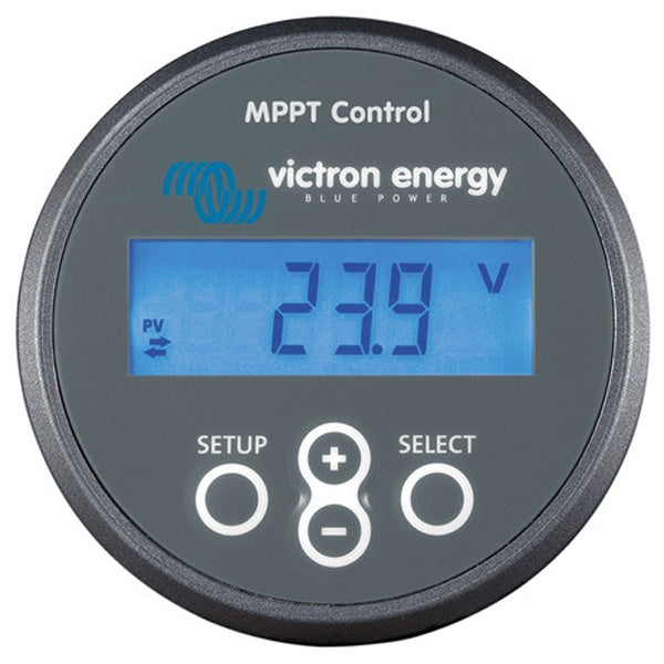 Victron control panel for mppt regulator