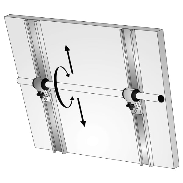 Adjustable bracket for solar panel