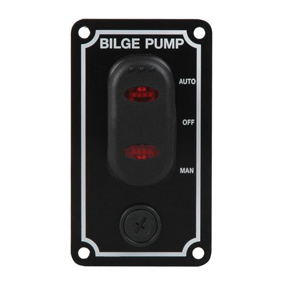 Pump panel 12V Vertical 89x50mm