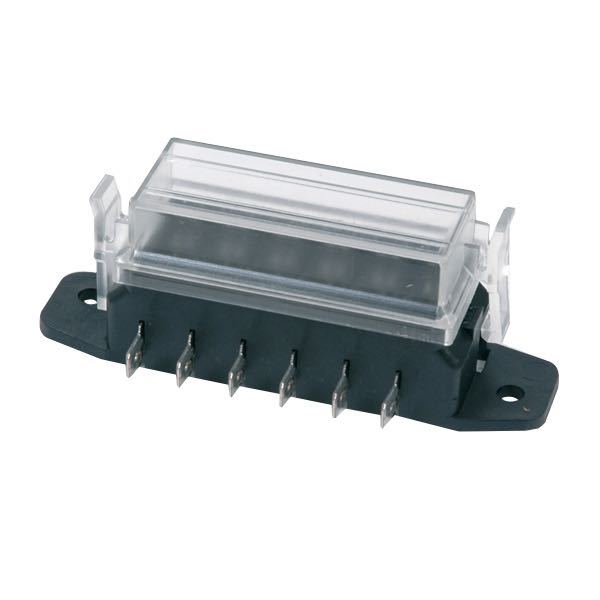 Fuse holder 6 pcs blade fuse.