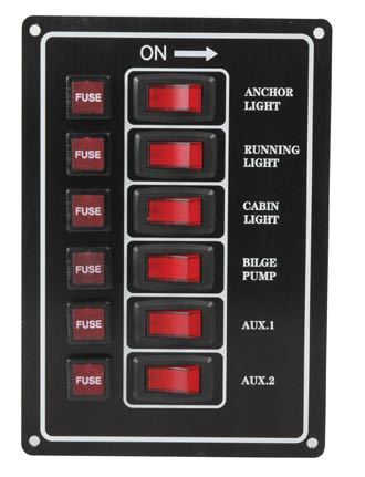 Power panel 6 contact vertical