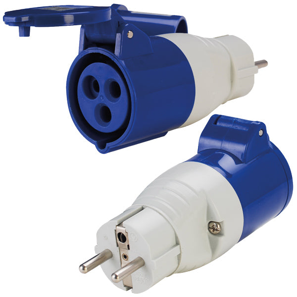 Adapter schuko male to CEE female