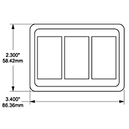 Blue Sea Systems Contura Mounting Panel