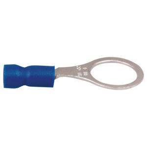 Fladstik han blå 6,4x0.8mm 10stk