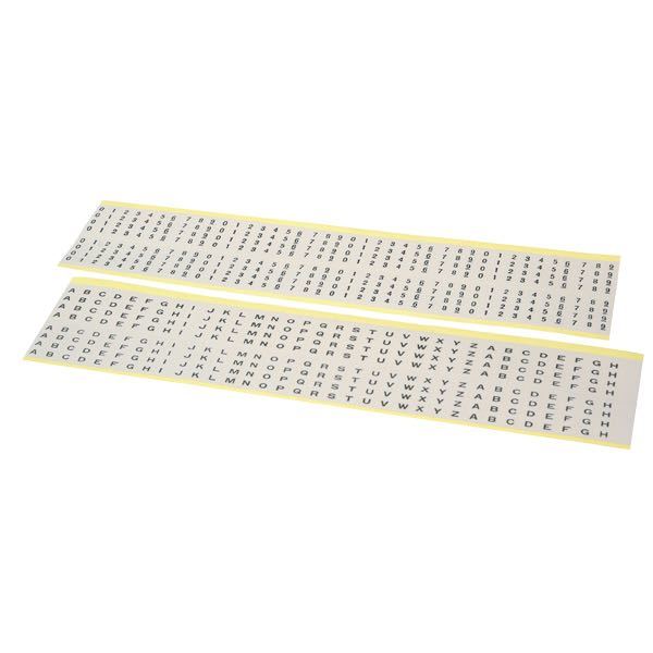 Self-adhesive numbers &amp; letters