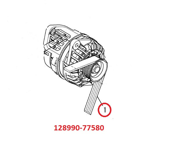 Yanmar Multi Belt 128990-77580