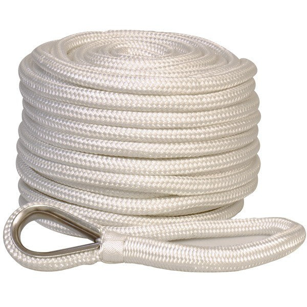 1852 Ankertov flettet polyester med bly 12mm 15meter