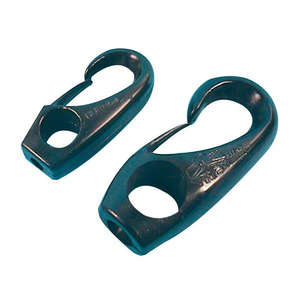 Nylon hook black 8mm 4pcs