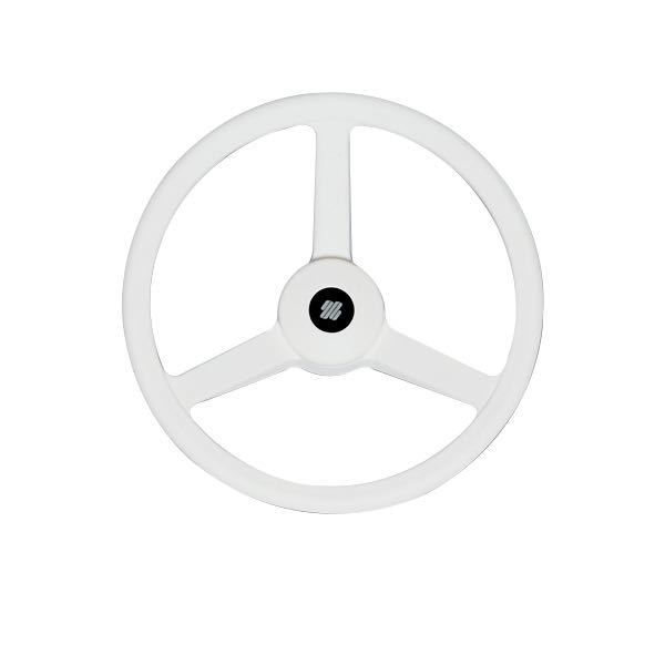 Ultraflex steering wheel Ø335 3 spokes White