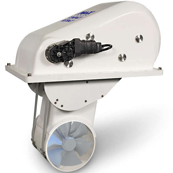 Compact folding bow thruster 24V