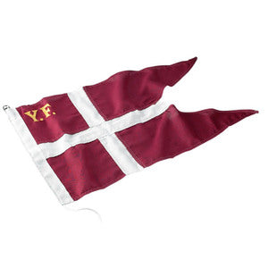 YF FLAG 125 cm. (65x125) broderet