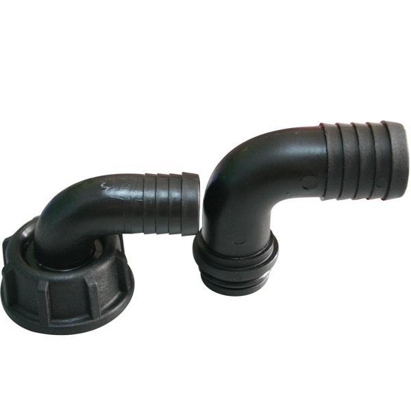 Vent nozzle 90° set Ø20 and Ø25mm 1" thread