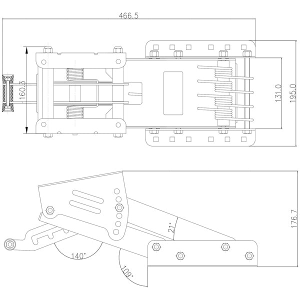 Motor lifting bracket max 50 kg