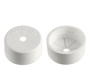 End cap for tubes 16.104.39 white