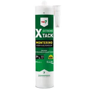 Tec7 X-Tack konstruktionslim - hvid