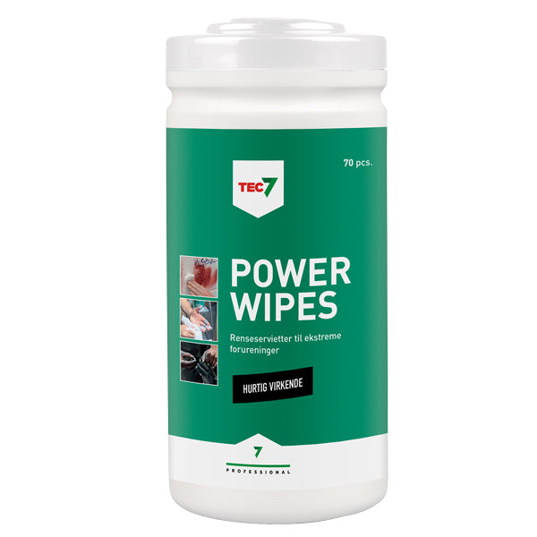 Tec7 power wipes 70 pcs.