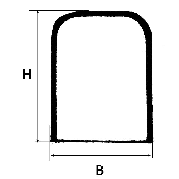 Fender strip end bracket B.34mm stainless st