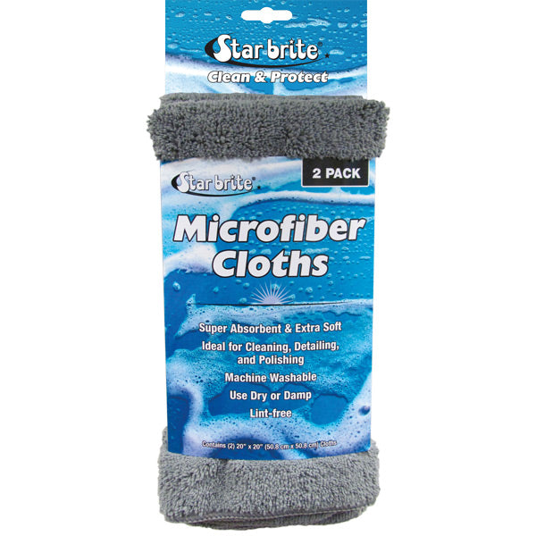 Star Brite microfiber cloths, 2 pcs