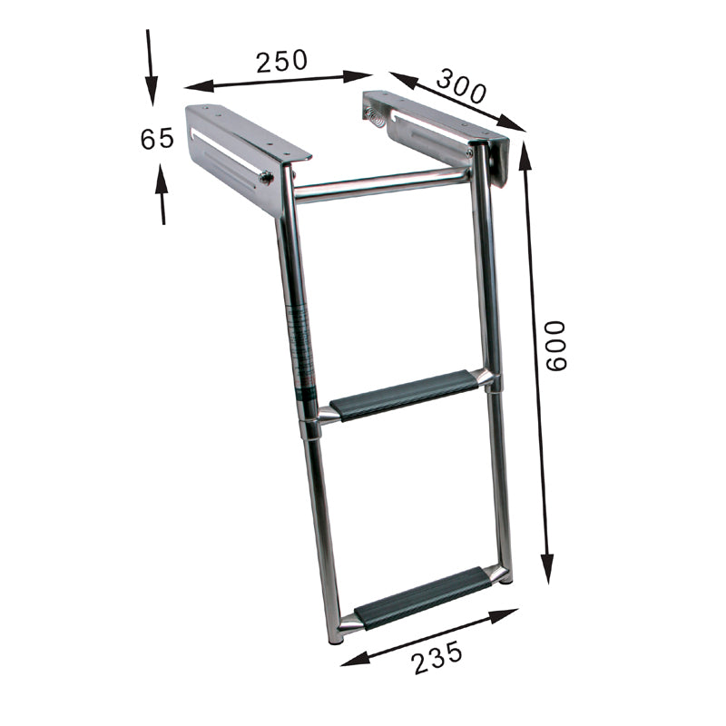 Bath ladder cassette 2 steps