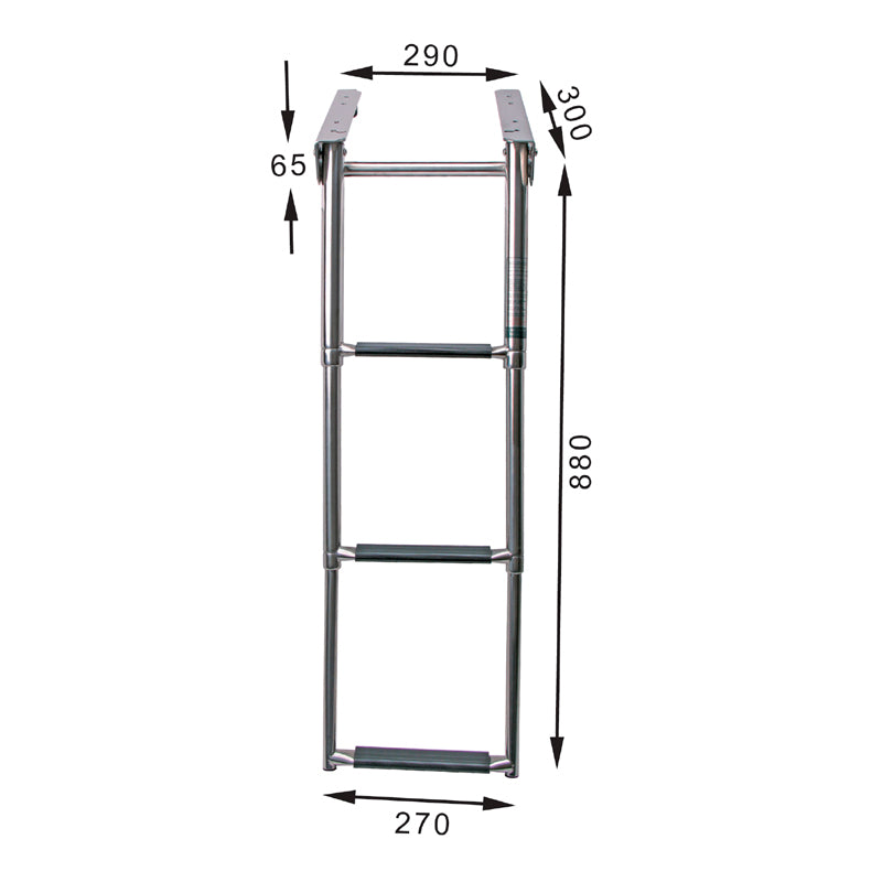 Bath ladder cassette 3 steps
