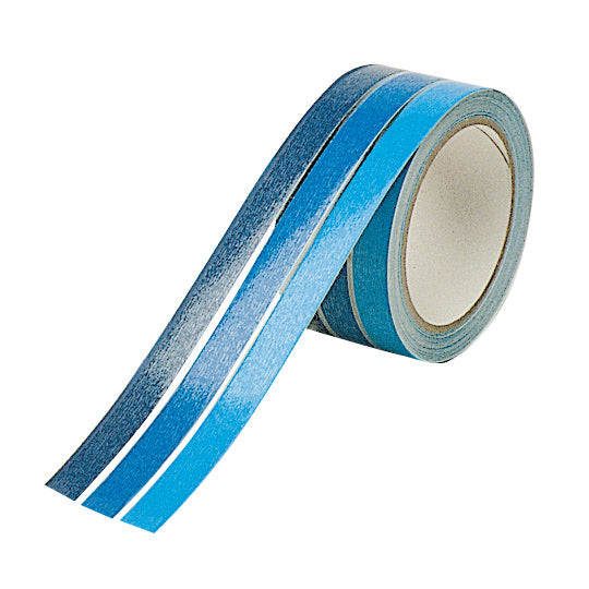 Decorative tape 50mm 10m. blue 3-color.