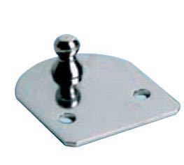 Bracket RF ball led 8mm straight