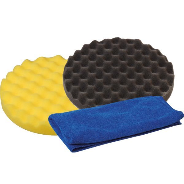 Polishing kit rubbing-wax-cloth