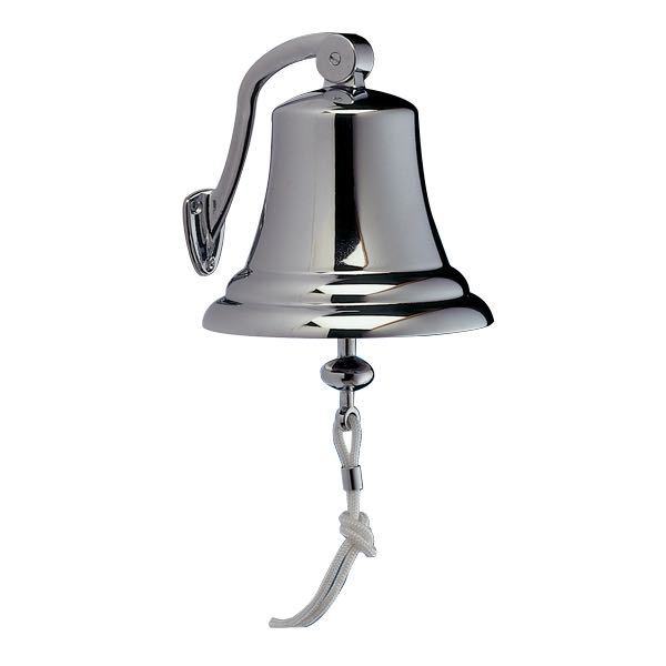 Klokke forkromet messing