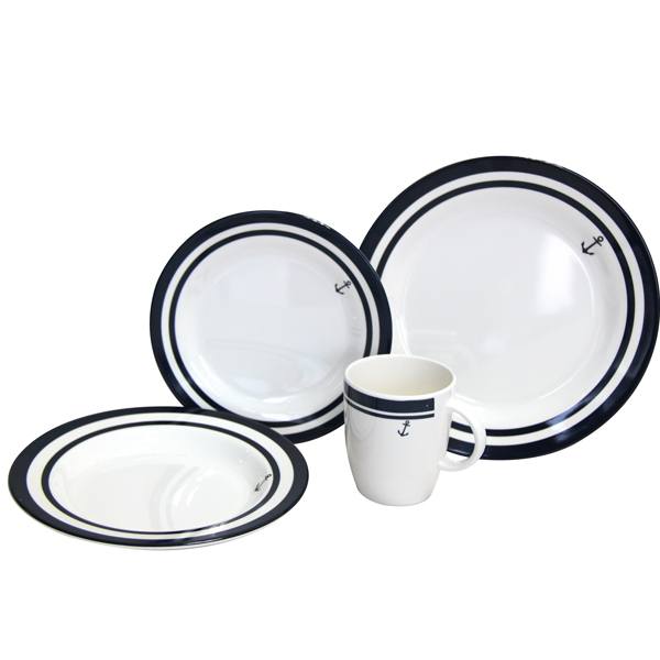 Melamine 1852 service starter set 16 parts