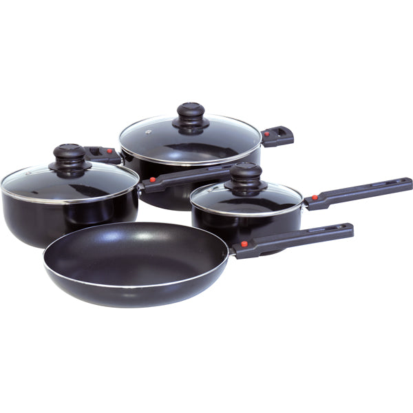 Pot/pan set w/slip light coating