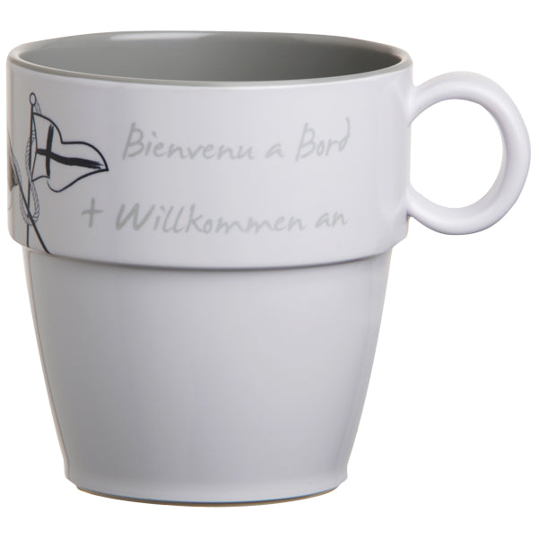 Welcome mug Ø8.3cm 6 pcs